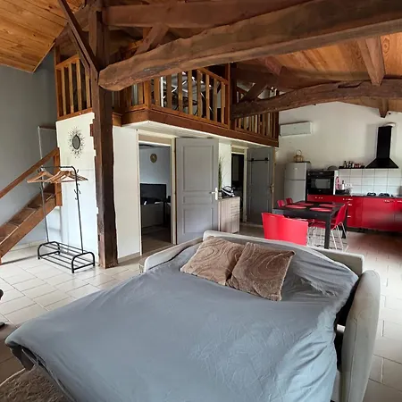Maison à La Campagne Avec Piscine Privée Et Balnéo Сasa de vacaciones Sendets (Gironde)